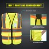 AYKRM Inspector safety Vest for Men Women Pockets High Visibility
