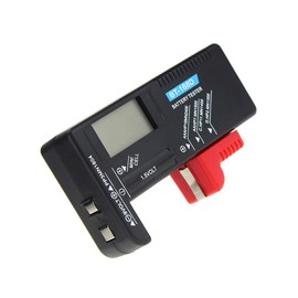 BaoFufc BT-168D Battery Tester Checker LCD Display for Easy Viewing for 9V 1.5V AA Cell Batteries Lightweight Voltmeter Digital Gauge
