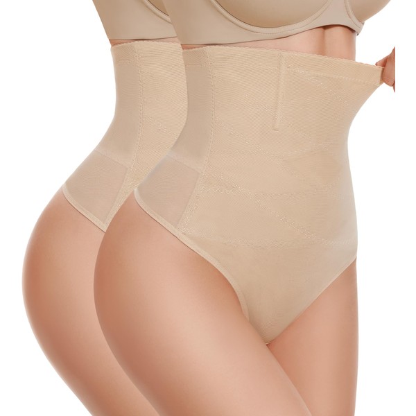 ForeverShaper Thong Shapewear Tummy Control - Womens High Waisted Body