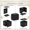 Greesum Outdoor Storage Box 31 Gallon Storage Box with Lid