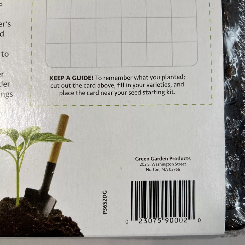 American Seed Seed Starting Tray 36 Cell Reusable Prefilled With