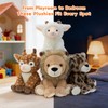 MorisMos 4 Pcs Bulk Stuffed Animals, 8" Woodland Plush