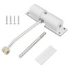 Door Closer,Automatic Door Closer Zinc Alloy Safety Spring Door Closer