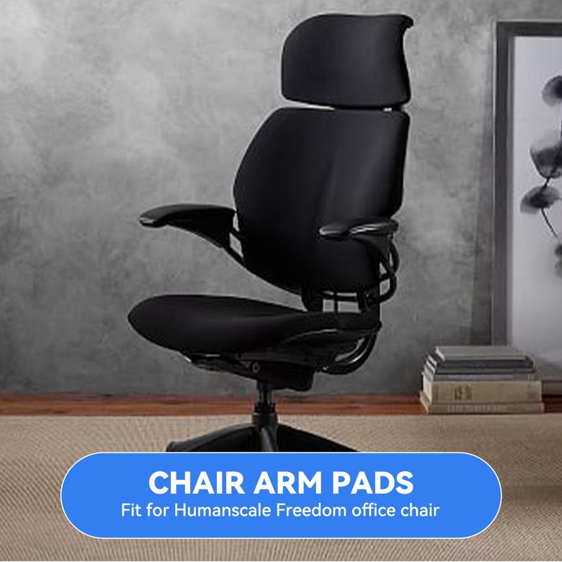 SINOLUXE Arm Pads Replacement for Humanscale Freedom Office Chair, Only