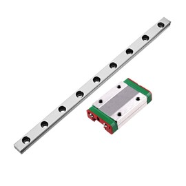 ONLISUM MGN9H 300 mm 1 Piece Mini Linear Guide with Aluminium Alloy Linear Guide Rail for DIY 3D Printers and CNC Machines