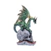 Nemesis Now Resin Dragon Statue - Hand-Painted Dragon Figure Perched