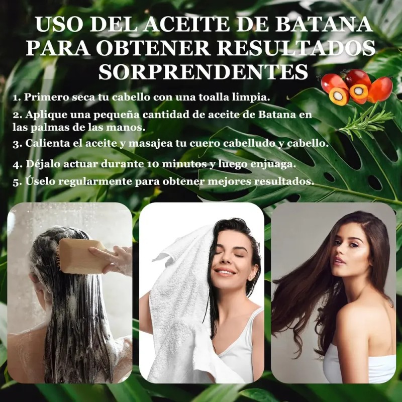 Oxyglow 2pcs Aceite De Batana 30 Ml - Nutrición Capilar