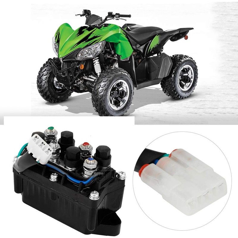 Solenoid, ATV Winch Solenoid Valve Assembly Fit for Arctic Cat