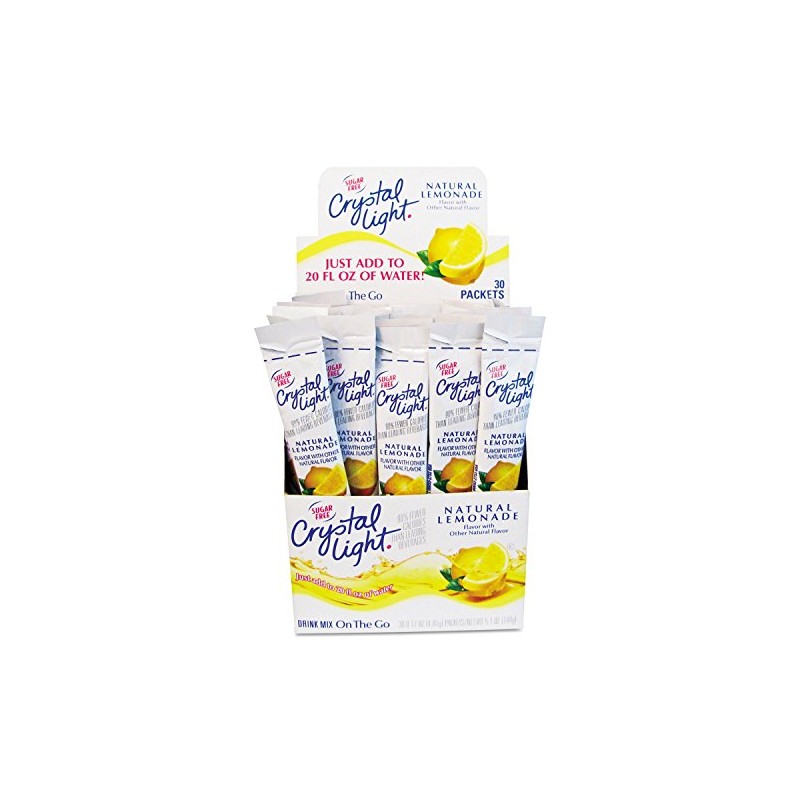 Crystal Light Flavored Drink Mix, Peach Tea, 30 .09oz Packets/Box30