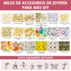 Kit de fabricación de pulseras, 6000+ Cuentas para Pulseras, Cuentas