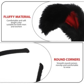 Bunny Ears Headband Cute Rabbit Ears Hairband Animal Headpiece Makeup Head Band Cosplay Costumes Accessories Party Holiday Birthday Decoration for Women Girls