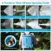 Battery Powered Backpack Sprayer 4 Gallon, 100 PSI Electric Garden