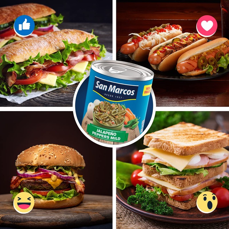 San Marcos Whole Jalapenos, 6 Lb, 97 oz, Carefully handpicked