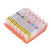 6Pcs Printer Ink Cartridge with Permanent Chip Eco Friendly 6