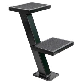 Extreme Max 3006.6827 Galvanized Trailer Tongue Step - Double, Black