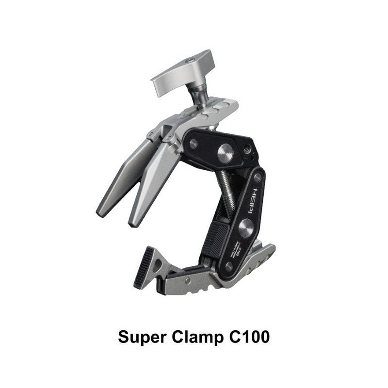 HEIPI Super Clamp - Sabertooth C100 with Long Magic Arm