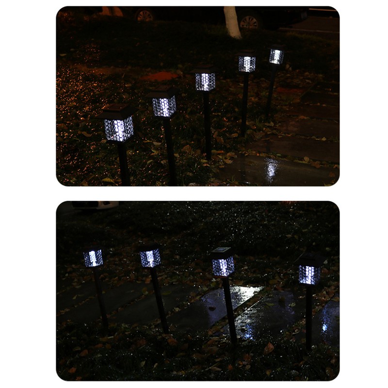 Solar Powered Light Waterproof Mosquito Killer Lamp for Courtyard Garden