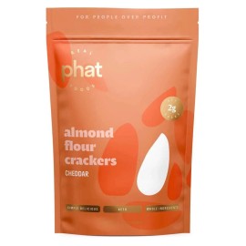 Real Phat Foods Almond Flour Crackers by Real Phat Foods - Cheddar