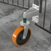 Uscaster Gate Wheel 6inch Fence Gate Wheel for Metal Tube