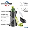 Küchenprofi Olera Spiralizer for Vegetables, 6" H x 3.5" diameter,