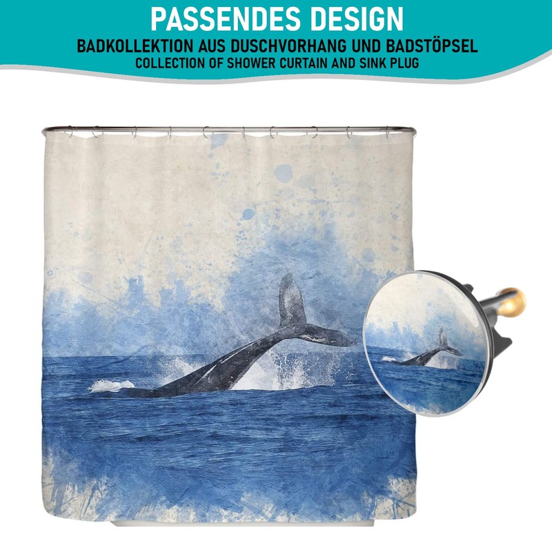 arteneur Eccentric Plug 40 mm Whale Fish - Stainless Steel