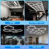 Hexagon Garage Lights, 5 Hexagon LED Light for Garage, 22000LM