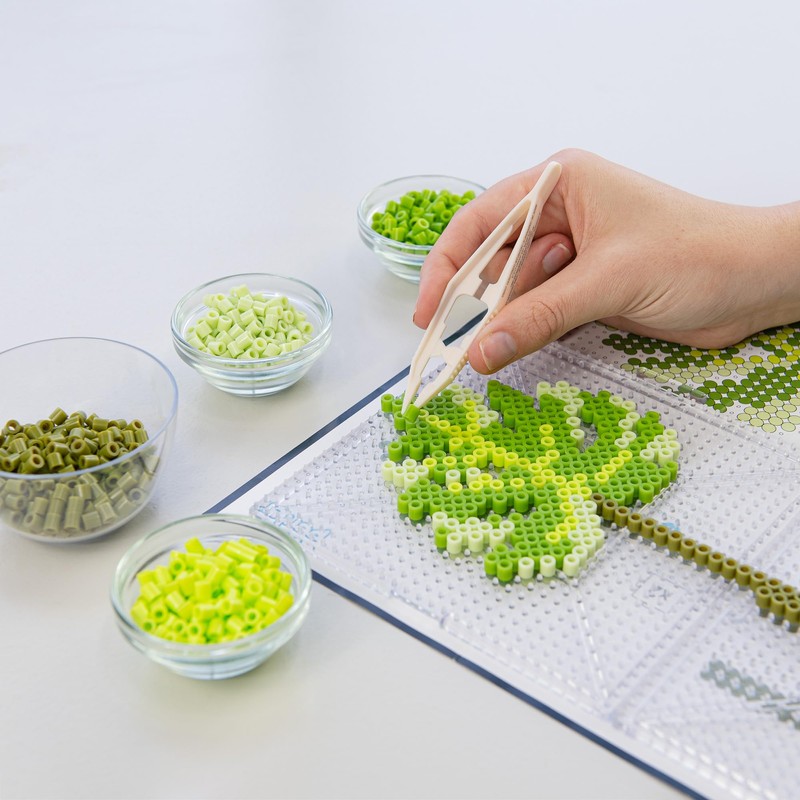 Perler 80-57234 Monstera Plant 3D Fused Bead Craft Activity Kit,