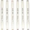 Touch Brush Marker Wood Colors 6er Set