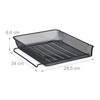 Relaxdays Document Tray, Stackable A4 Tray, Vertical, H x D: