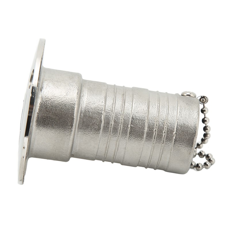Marine Boat Deck Filler with Keyless Cap Stainless Steel Mirror