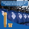KOLIBROX CGA-580 Nut & 3" Nipple - Regulator Inlet Bottle