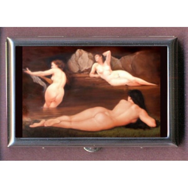 Three Nude Nymphs Ancient Goddesses Mythology Art Decorative Pill Box
