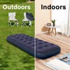 Outraveler Single Size Air Mattress Inflatable Bed with Pump and