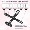 11Pcs Cat Eye Magnet for Nails,Nail Magnet for 3D Cat