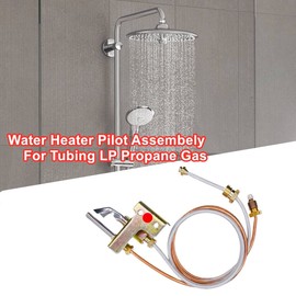 Water Heater Pilot Assembely For Tubing LP Propane Gas, Includes Pilot Thermocouple and Tubing and Tubing LP Propane, 24" Water Heater Replacement Parts Fits Many Water Heaters On The Market
