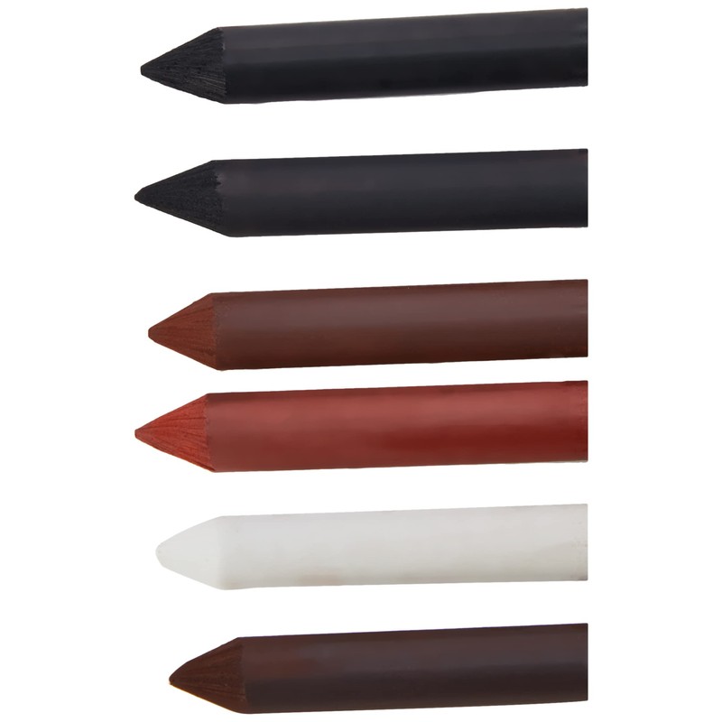 KOH-I-NOOR Zeichenkreide für Druckbleistift III, 5,6 mm Durchmesser, 6 Stück