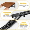 10 Inch Folding Shelf Brackets, Pynsseu Heavy Duty Stainless Steel