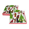 Caspari Caroling Pets Paper Luncheon Napkins - 20 Per Package
