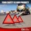 DSV Standard Emergency Triangles, Warning Triangles for Vehicles, Reflective Triangle,
