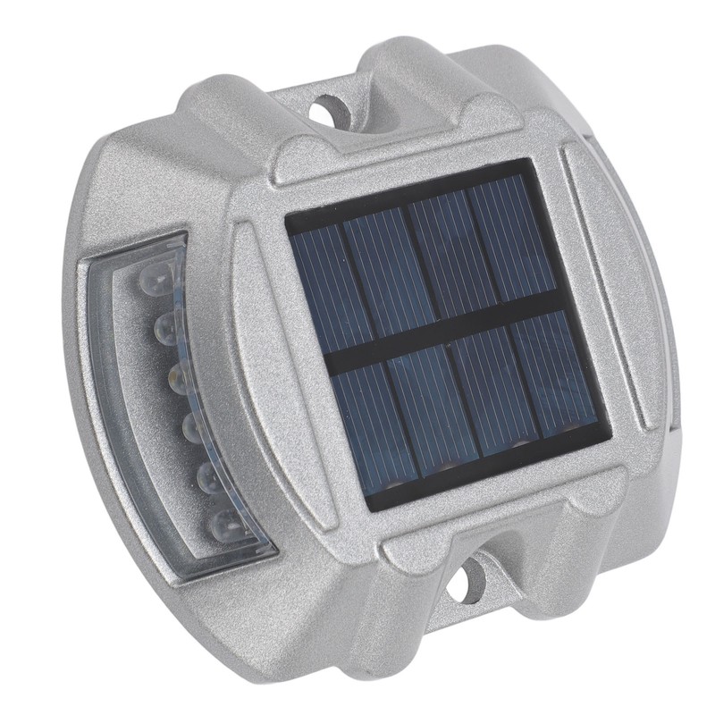 Solar Road Stud Light Aluminum Alloy Solar Powered Outdoor Waterproof