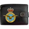 Klassek RAF Badge Image Men Wallet Real Leather Cap Badge