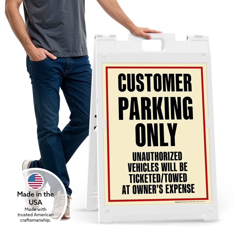 Customer Parking Only Unauthorized Vehicles Will Be Ticketed/Towed At Owner's