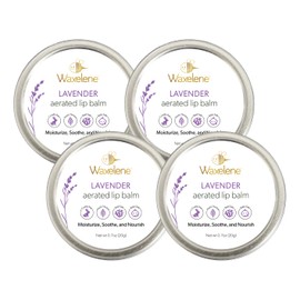 Waxelene Lavender Aerated Lip Balm Tin - 4 Piece