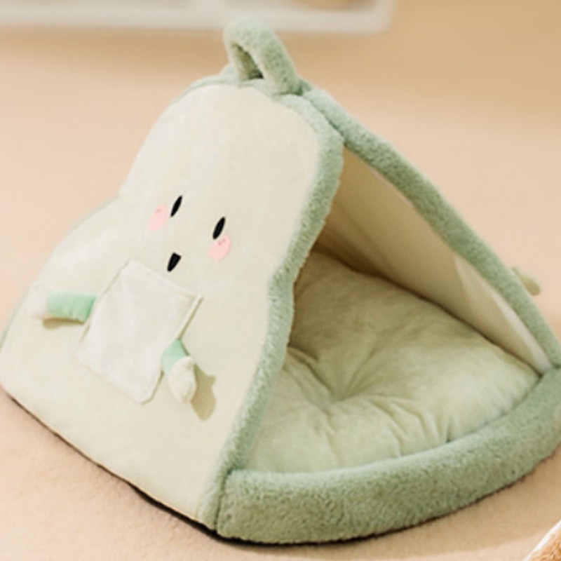 Pet Tent Cave Bed Soft Comfortable Breathable Warm Cat Bed