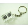Clear Mah Jongg Pies (Large) Keychain [ryan Pin]