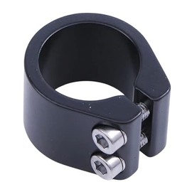 morytrade Seat Clamp, Wide Type, 1.0 inch (2.5 cm) Height, Seat Post Clamp, Bicycle Road Bike, MTB Carbon Frame (1.3 inches (34.9 mm)