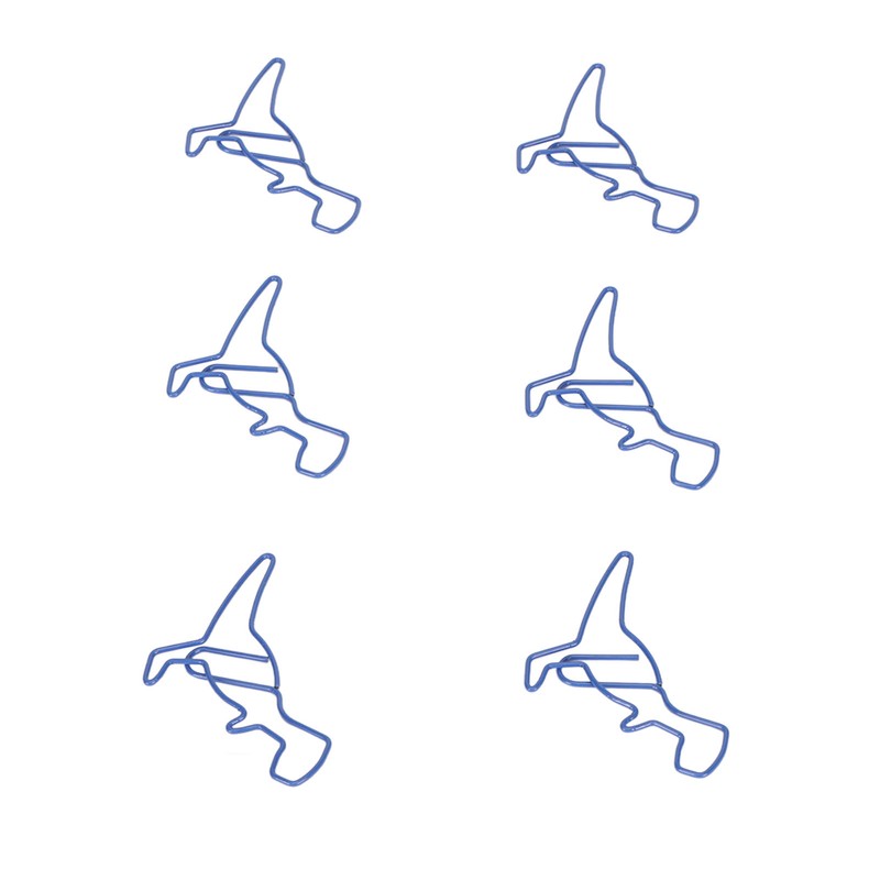 50pcs Paper Clips Strong Clamping Power Electroplating Process Colorfast Paperclips