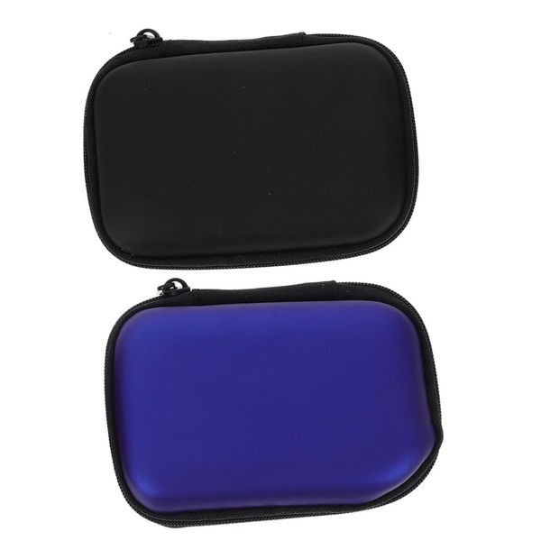 Operitacx 2Pcs Portable Earphone Organizer Case Travel Earphone Storage Bag