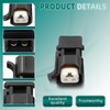 AUTOKAY 43100-08 Fuel Injector Adapter Connector Kit Fit for LS1