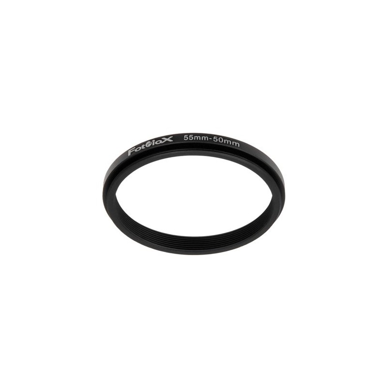 Fotodiox Metal Step Down Ring, Anodized Black Metal 55mm-50mm, 55-50